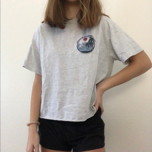 Brandy Melville Tops Brandy Melville Golden Coast Tee Poshmark